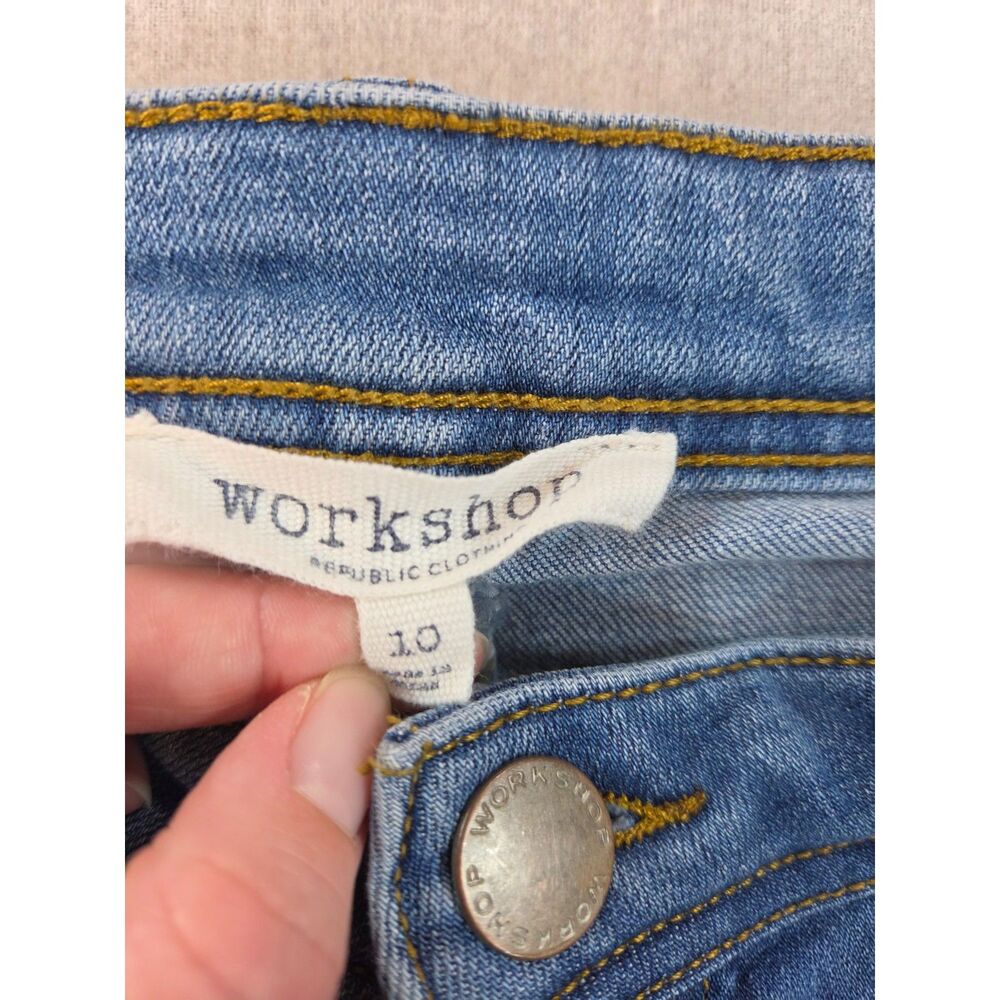 Workshop Republic Clothing Women’s Size 10 Heart Distressed Skinny Jeans - Picture 3 of 8